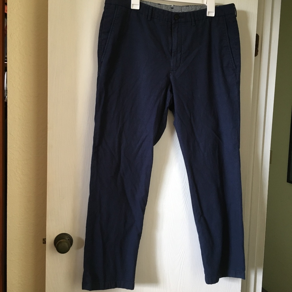 Thomas Dean men's dark blue pants. Size 36 x 30.